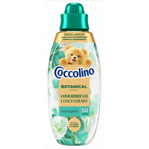 Парфумований еліксир для білизни Coccolino Botanicals «Таємна оаза», 50 прань, 750 мл